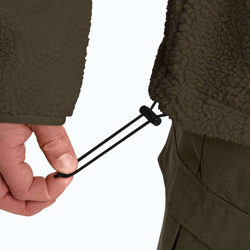 Bluză fleece pentru bărbați Jack Wolfskin Stone Lite obsidian moss 6