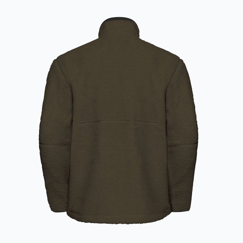 Bluză fleece pentru bărbați Jack Wolfskin Stone Lite obsidian moss 8