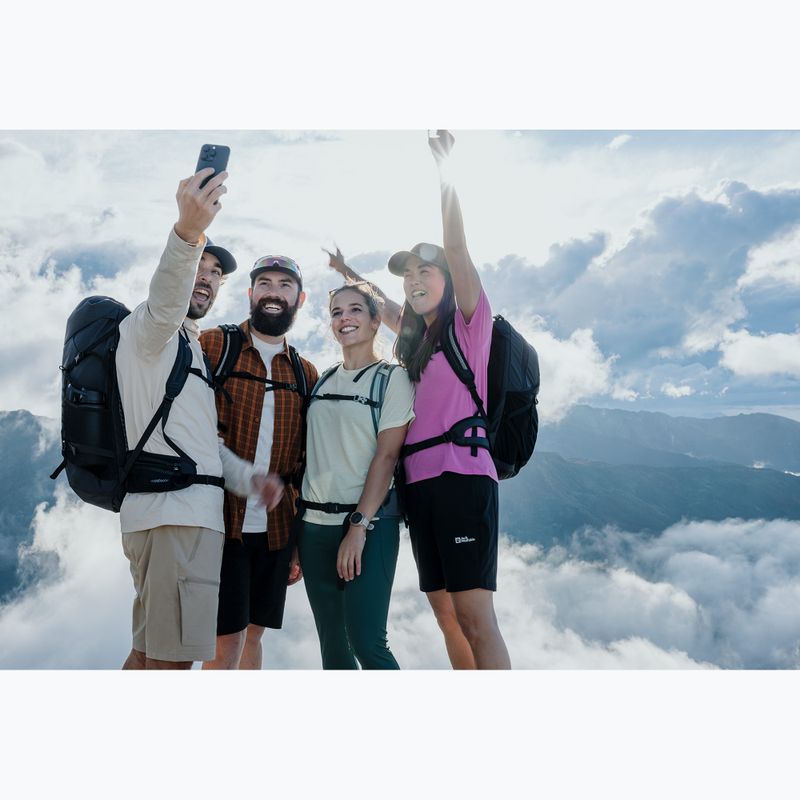 Tricou de trekking pentru femei Jack Wolfskin Vonnan foxglove 10