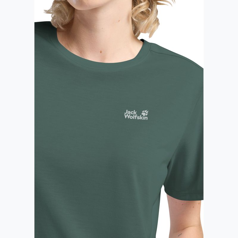 Tricou de trekking pentru femei Jack Wolfskin Vonnan sago palm 4