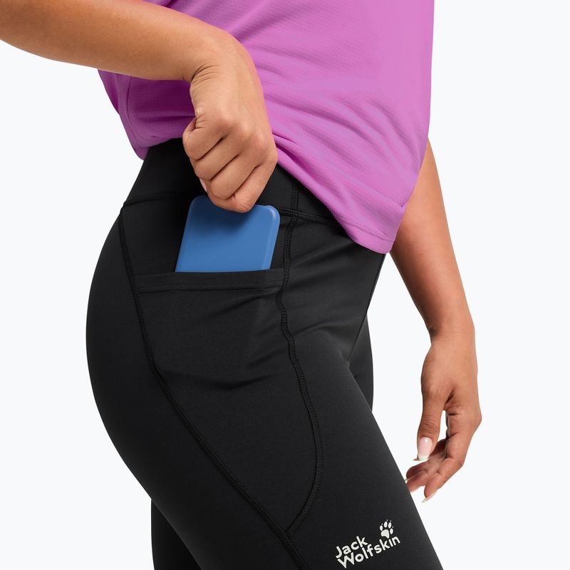 Pantaloni scurți de trekking pentru femei Jack Wolfskin Wildstride black 5