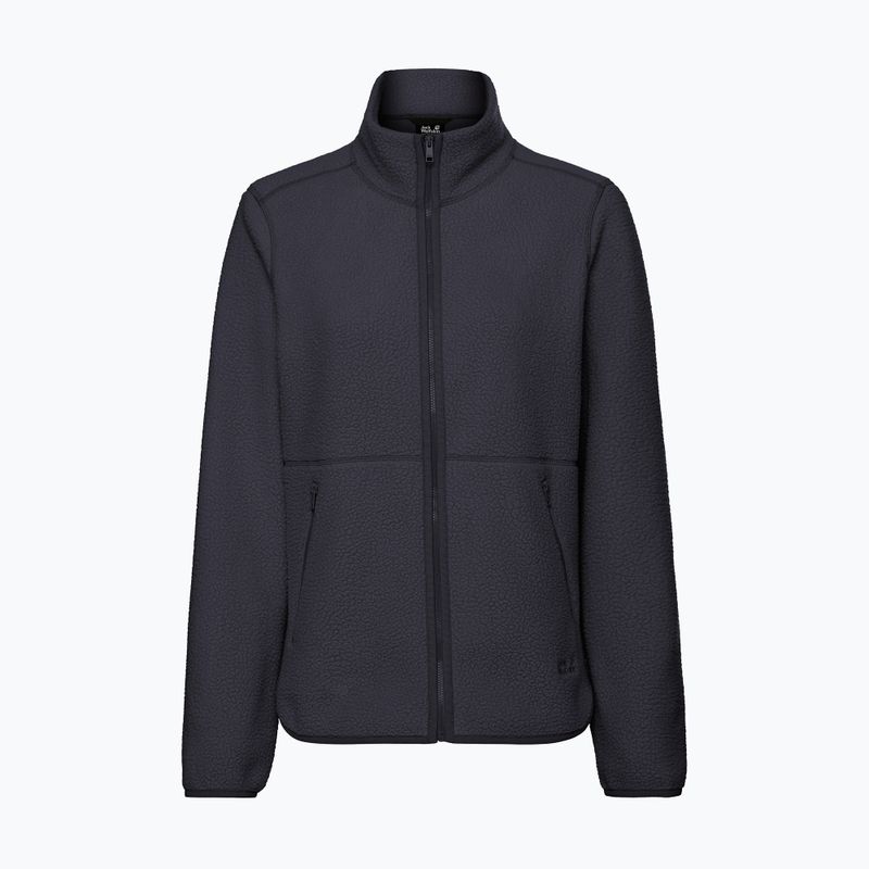Bluză fleece pentru femei Jack Wolfskin Lite Curl Full Zip dark navy 7