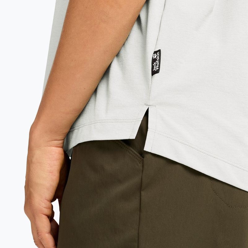 Tricou de trekking pentru femei Jack Wolfskin Travel T stark white 4