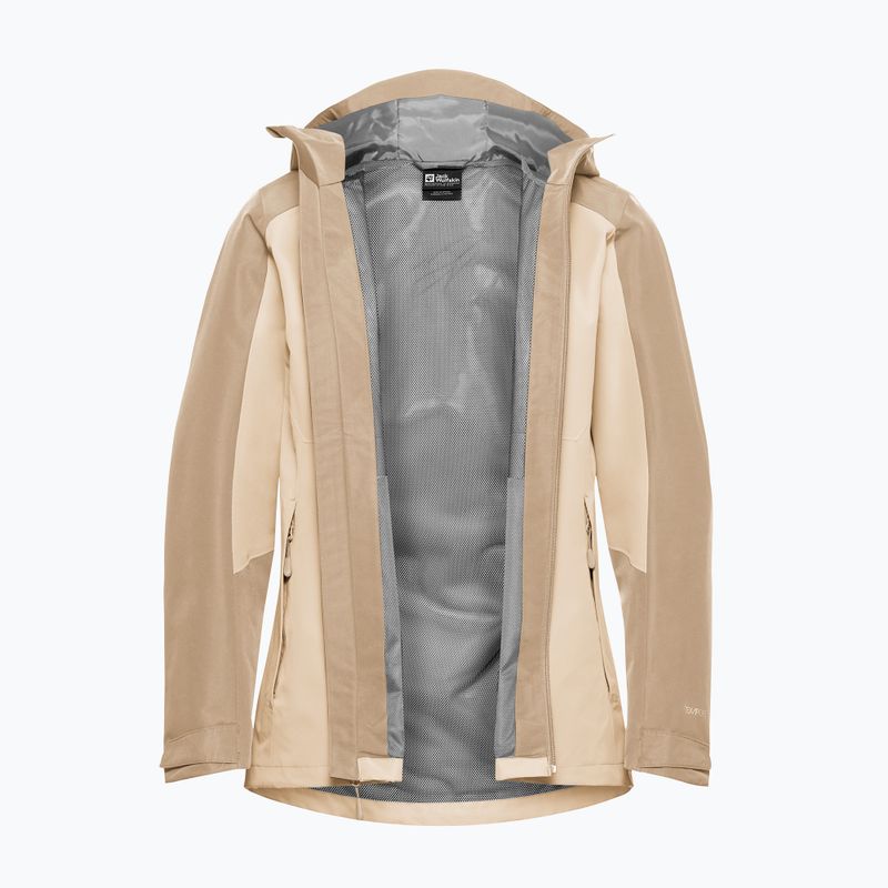 Geacă de ploaie pentru femei Jack Wolfskin Wildbound 2L oyster 8