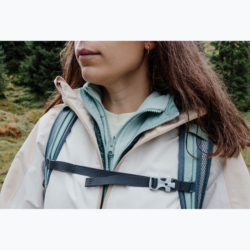 Geacă de ploaie pentru femei Jack Wolfskin Wildbound 2L oyster 12