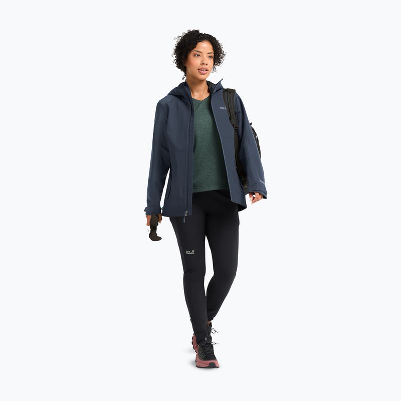 Geacă de ploaie pentru femei Jack Wolfskin Wildbound 2L midnight sky 2