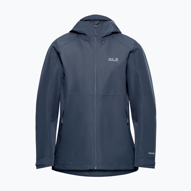Geacă de ploaie pentru femei Jack Wolfskin Wildbound 2L midnight sky 7