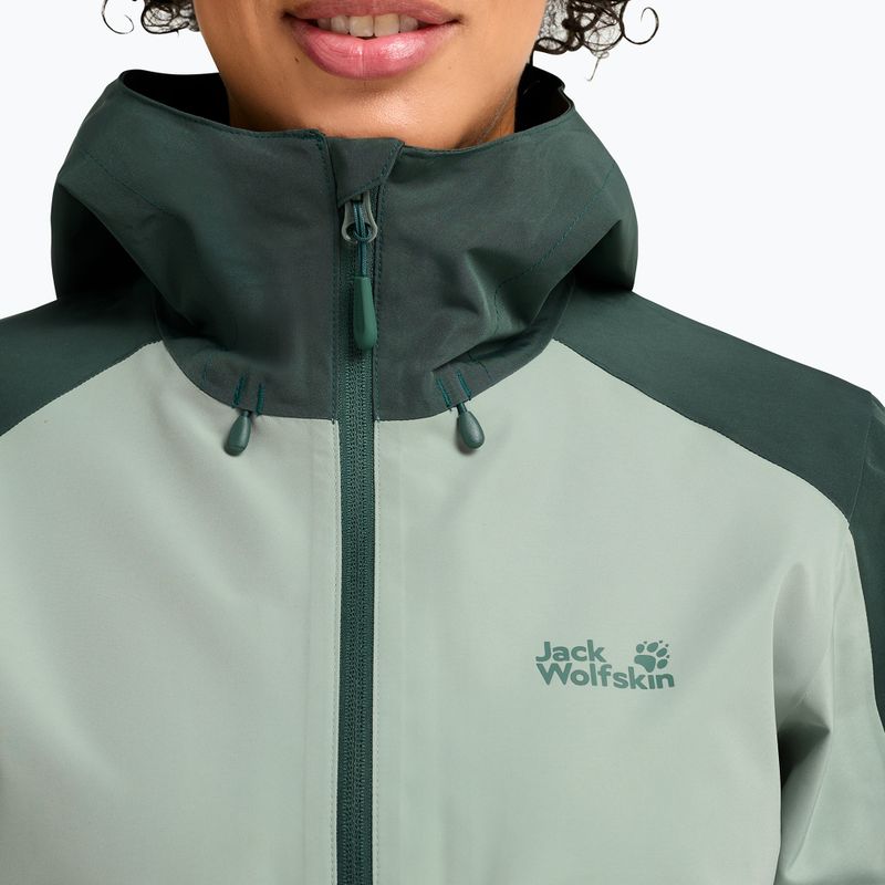 Geacă de ploaie pentru femei Jack Wolfskin Wildbound 2L green zinnia 4