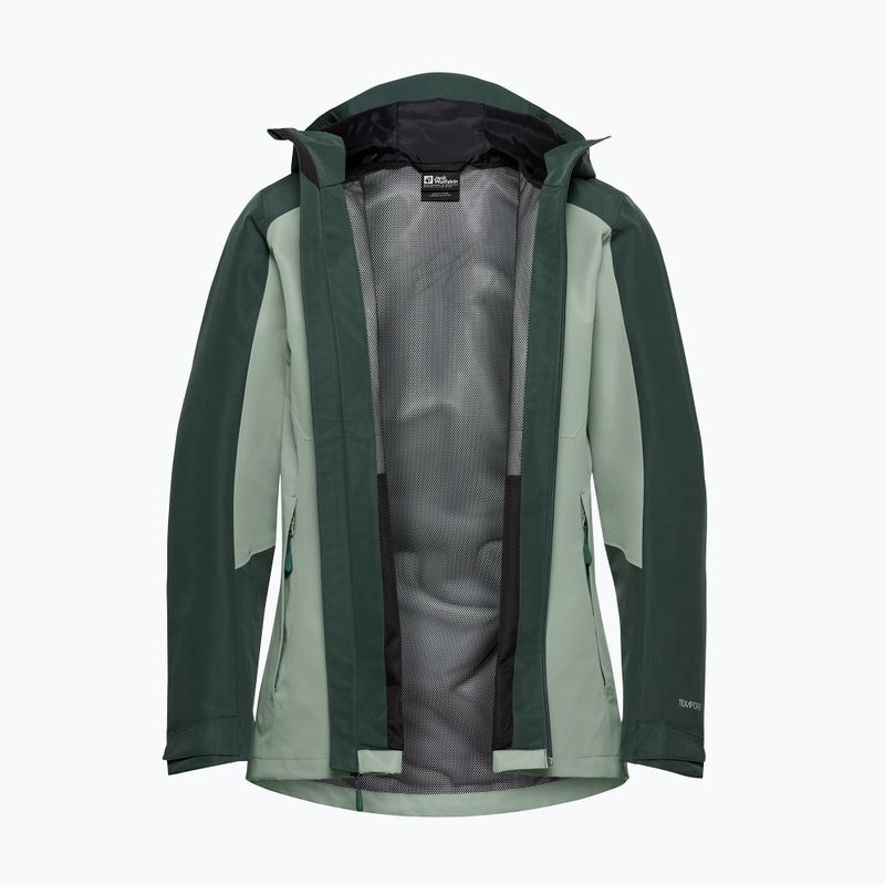 Geacă de ploaie pentru femei Jack Wolfskin Wildbound 2L green zinnia 8