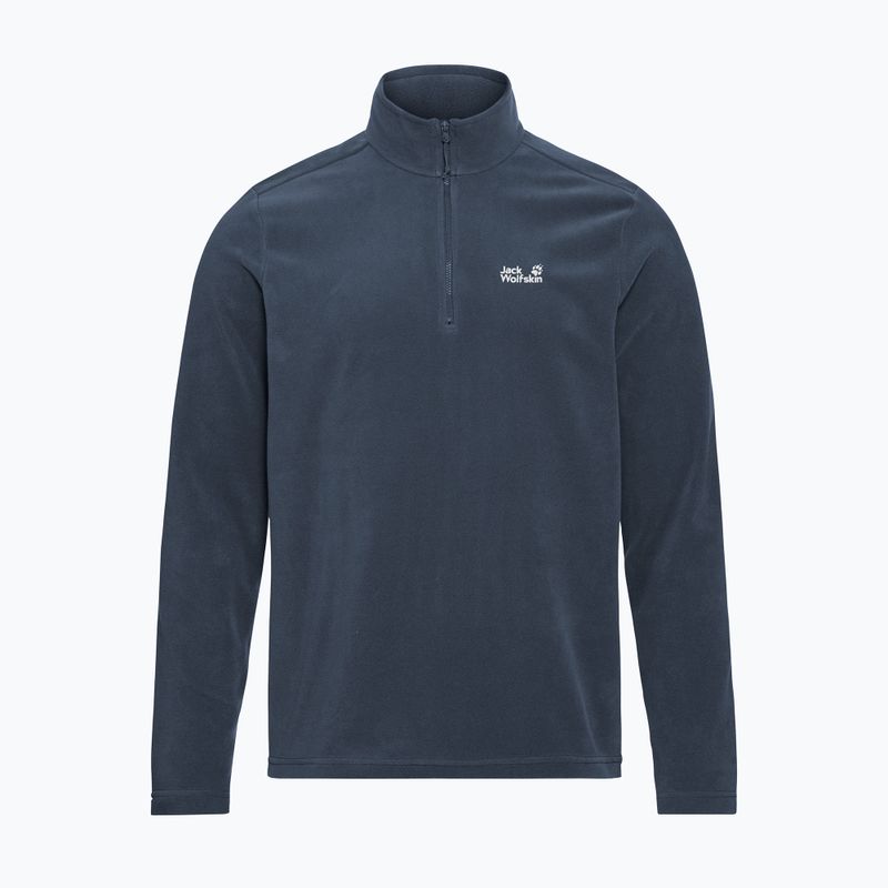 Bluză fleece pentru bărbați Jack Wolfskin Taunus 100 Half Zip midnight sky 5