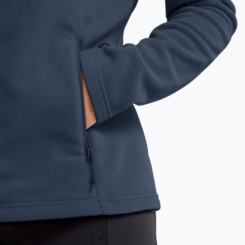 Bluză fleece pentru femei Jack Wolfskin Taunus 100 Full Zip midnight sky 5