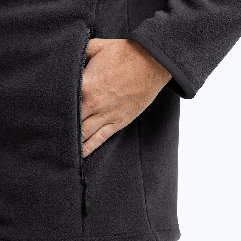Bluză fleece pentru bărbați Jack Wolfskin Taunus 200 Full Zip black 6
