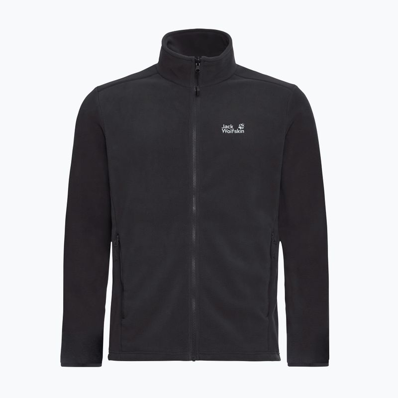 Bluză fleece pentru bărbați Jack Wolfskin Taunus 200 Full Zip black 7