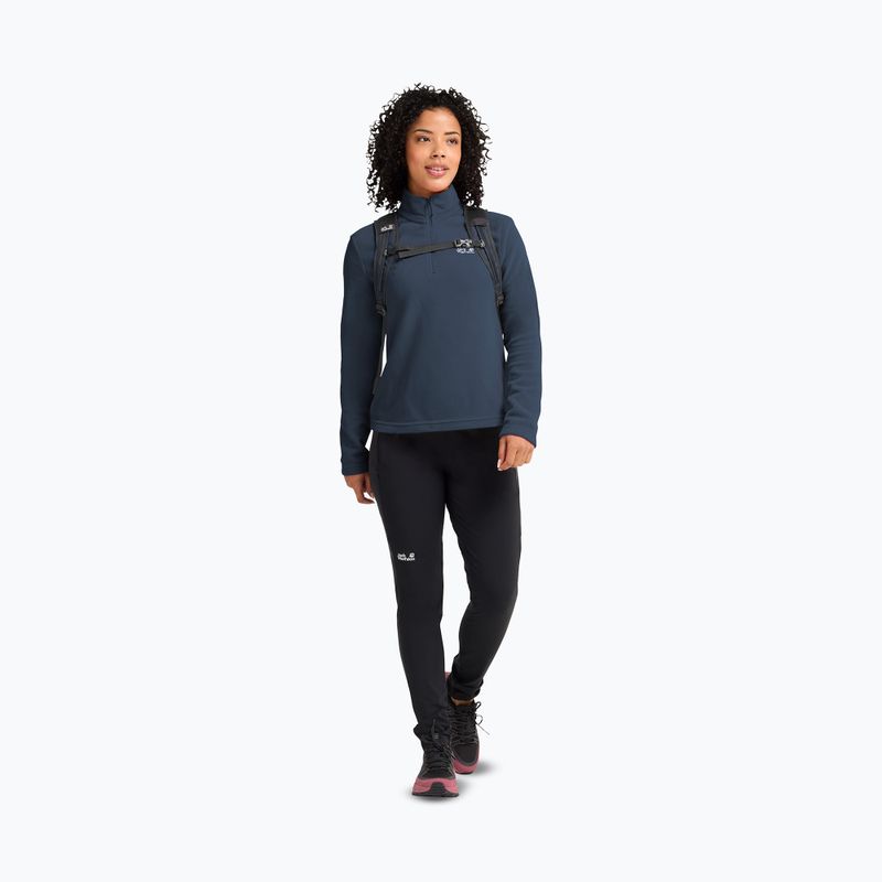 Bluză fleece pentru femei Jack Wolfskin Taunus 100 Half Zip midnight sky 2