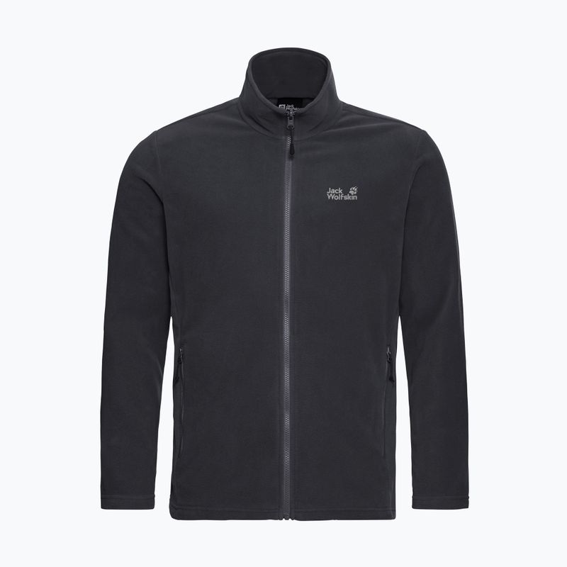 Bluză fleece pentru bărbați Jack Wolfskin Taunus 100 Full Zip black 7