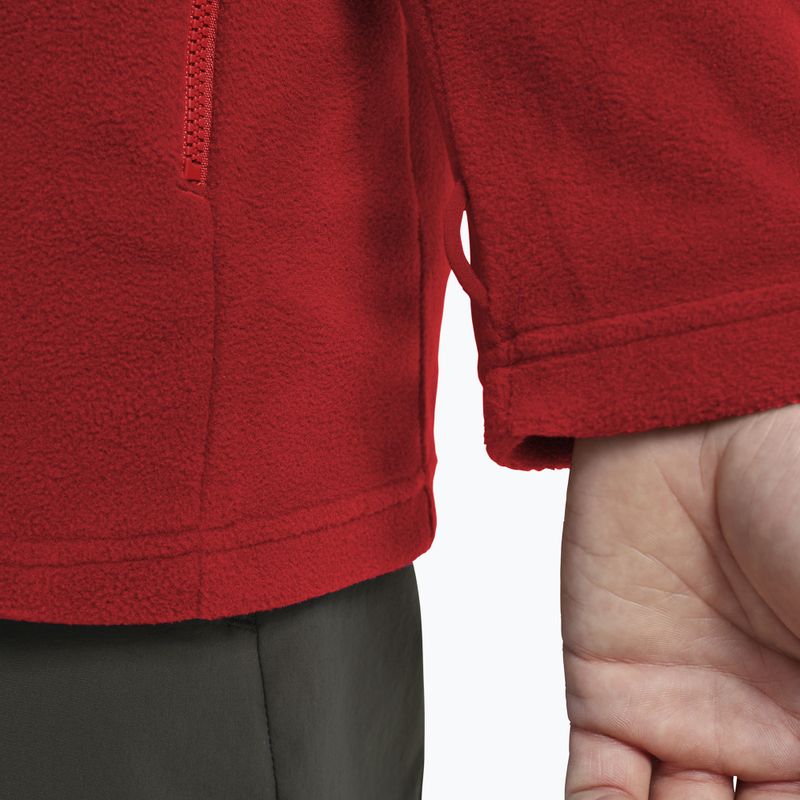 Bluză fleece pentru bărbați Jack Wolfskin Taunus 100 Full Zip siren red 6