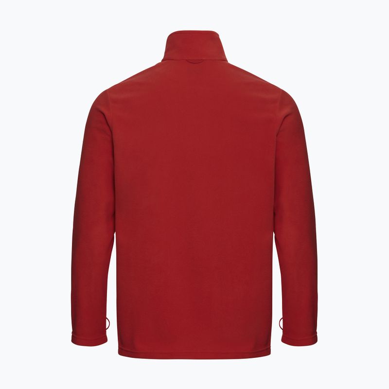 Bluză fleece pentru bărbați Jack Wolfskin Taunus 100 Full Zip siren red 8