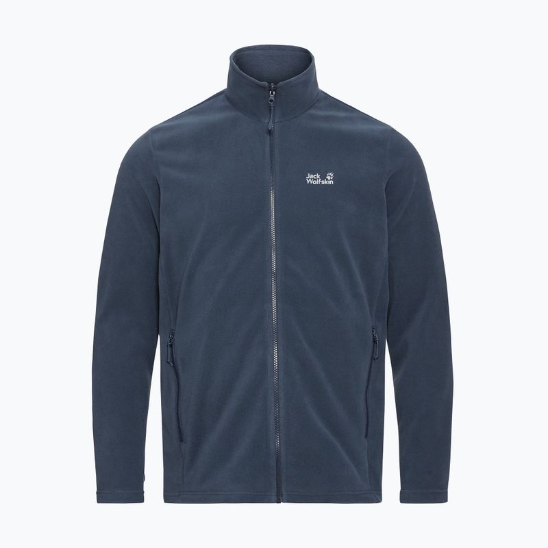 Bluză fleece pentru bărbați Jack Wolfskin Taunus 100 Full Zip midnight sky 7