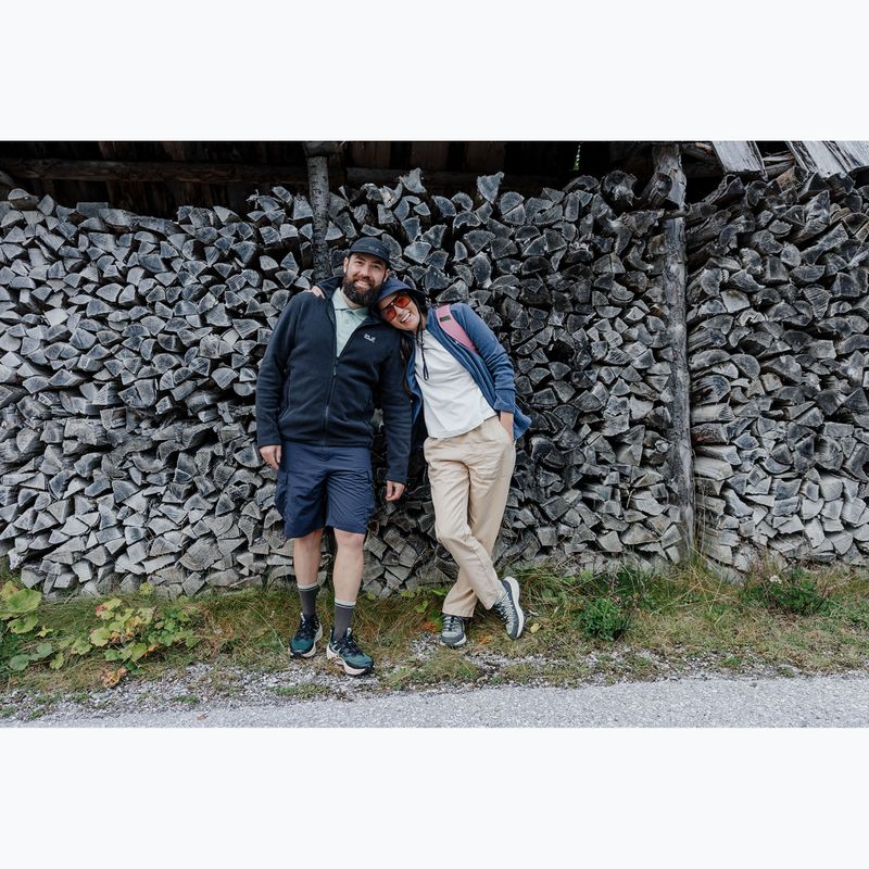 Bluză fleece pentru bărbați Jack Wolfskin Taunus 100 Full Zip midnight sky 10