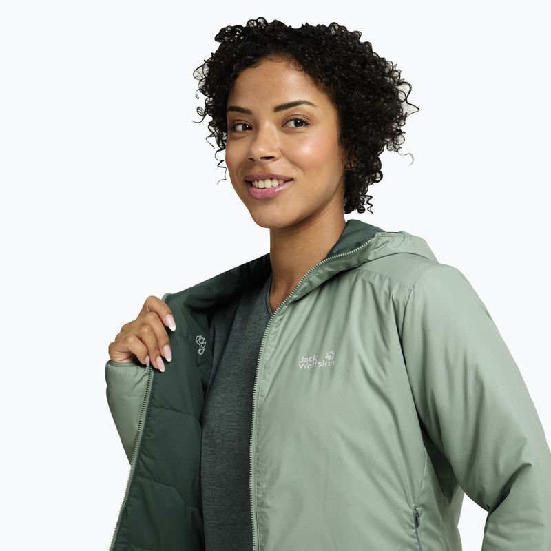 Geacă izolată pentru femei Jack Wolfskin Trail Light Ins 2IN1 green zinnia 4