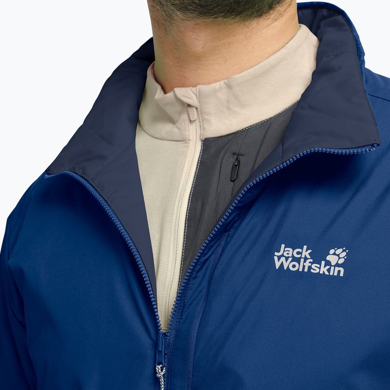 Geacă izolată pentru bărbați Jack Wolfskin Trail Light Ins 2IN1 blue orchid 4