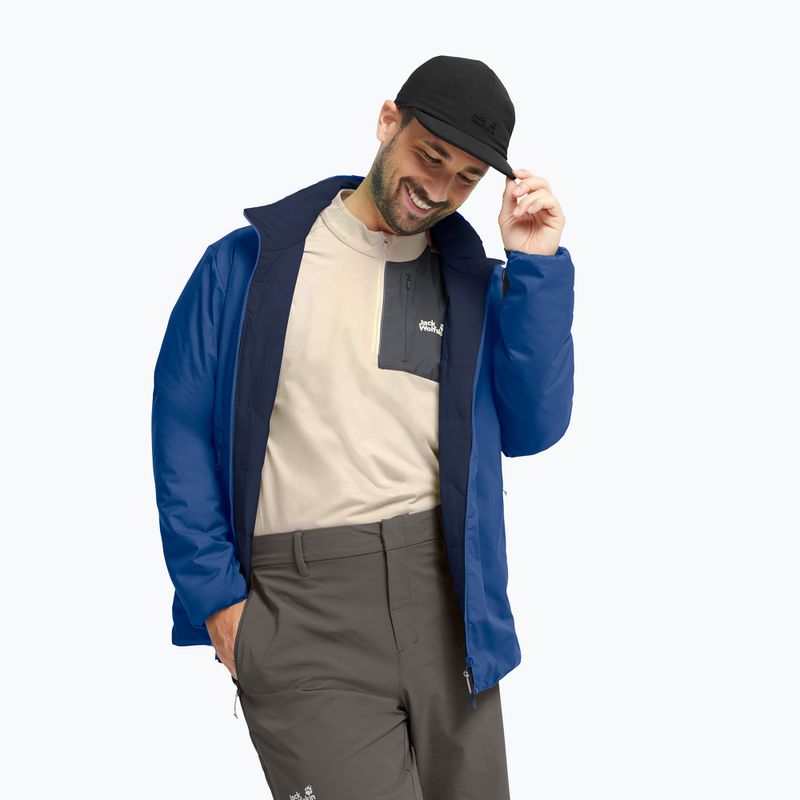 Geacă izolată pentru bărbați Jack Wolfskin Trail Light Ins 2IN1 blue orchid 5