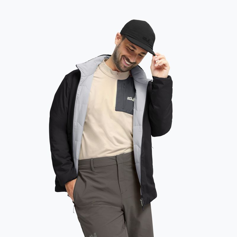 Geacă izolată pentru bărbați Jack Wolfskin Trail Light Ins 2IN1 black 4