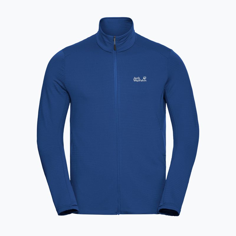 Bluză de trekking pentru bărbați Jack Wolfskin Litestride Full Zip blue orchid 7