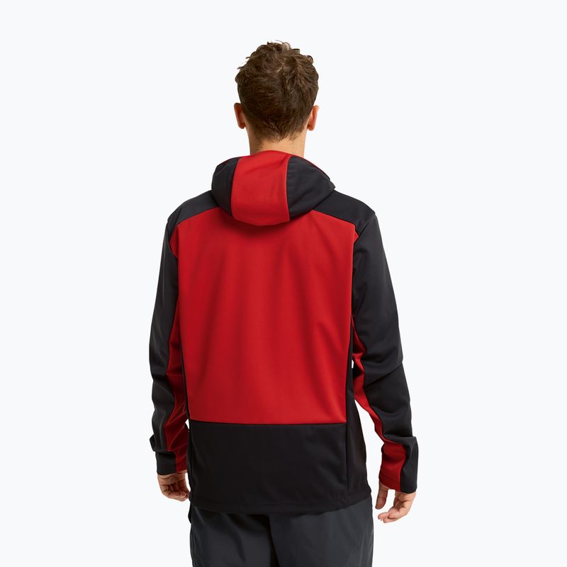 Geacă softshell pentru bărbați Jack Wolfskin Skyvail siren red 3