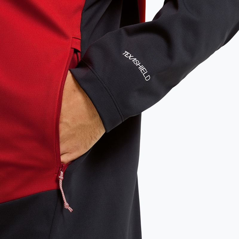 Geacă softshell pentru bărbați Jack Wolfskin Skyvail siren red 6
