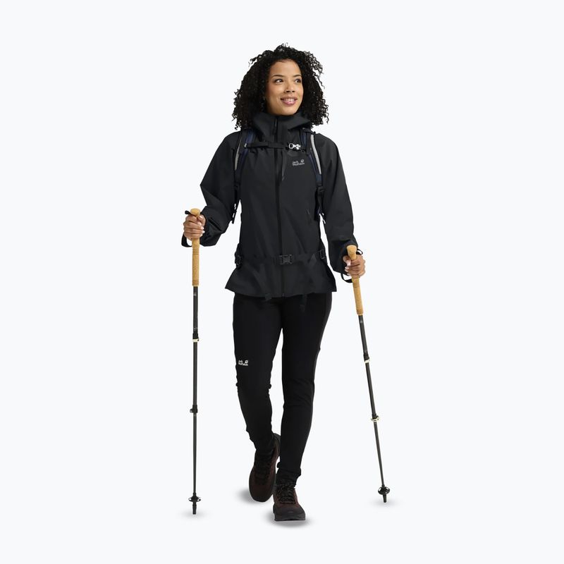Geacă de ploaie pentru femei Jack Wolfskin Rockpaw 3L phantom 2