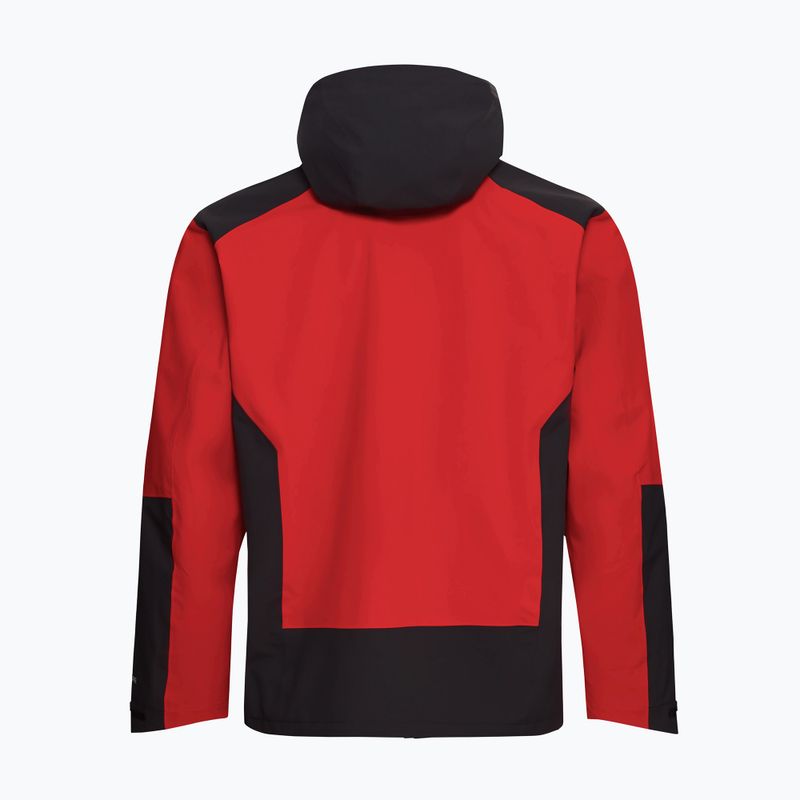 Geacă de ploaie pentru bărbați Jack Wolfskin Rockpaw 3L siren red 8