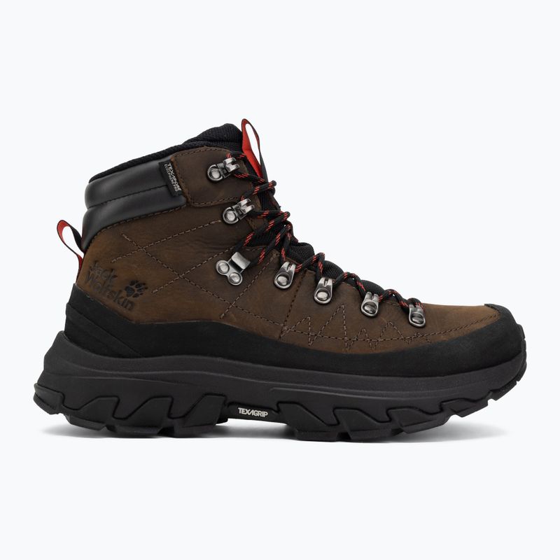 Încălțăminte de drumeție pentru bărbați Jack Wolfskin Apex Hike Pro Leather Texapore Mid fawn 2