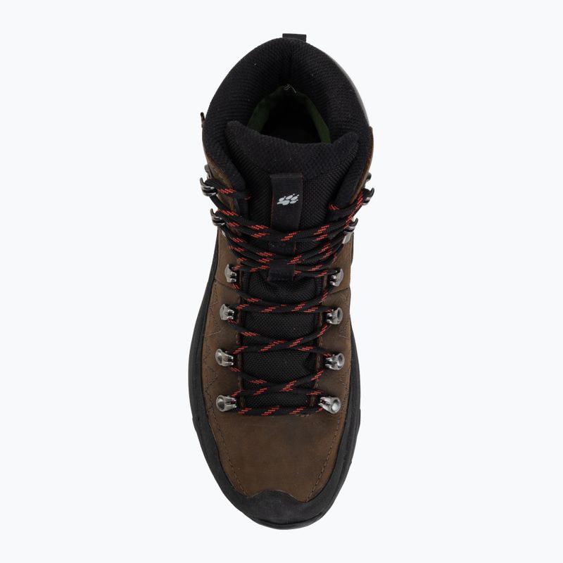 Încălțăminte de drumeție pentru bărbați Jack Wolfskin Apex Hike Pro Leather Texapore Mid fawn 5
