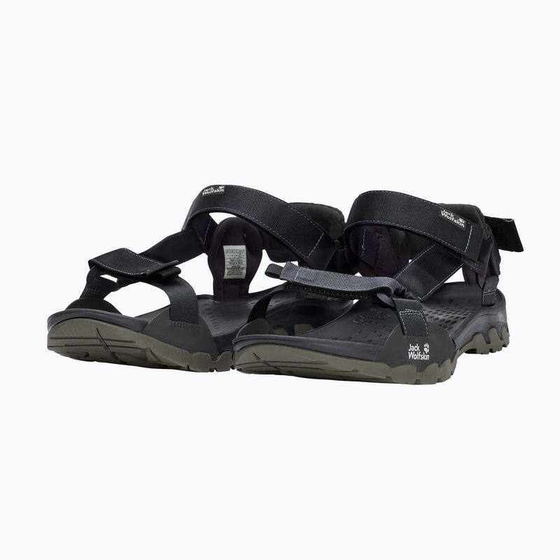 Sandale bărbătești Jack Wolfskin Ridge black 3