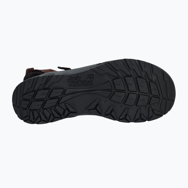 Sandale bărbătești Jack Wolfskin Ridge dark mahogany 5