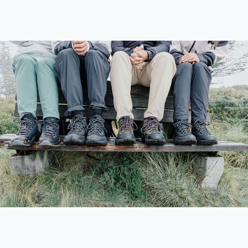 Încălțăminte de drumeție pentru bărbați Jack Wolfskin Apex Hike Texapore Mid obsidian moss 8