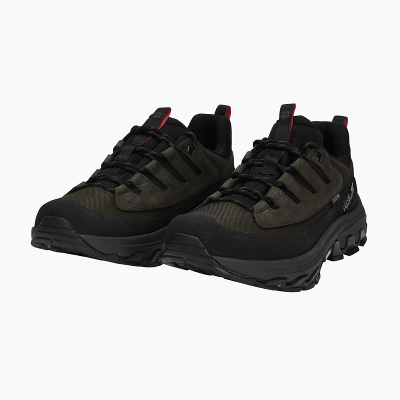 Încălțăminte de trekking pentru bărbați Jack Wolfskin Apex Hike Texapore Low obsidian moss 2