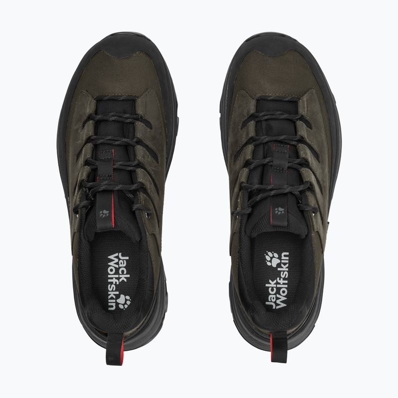 Încălțăminte de trekking pentru bărbați Jack Wolfskin Apex Hike Texapore Low obsidian moss 4