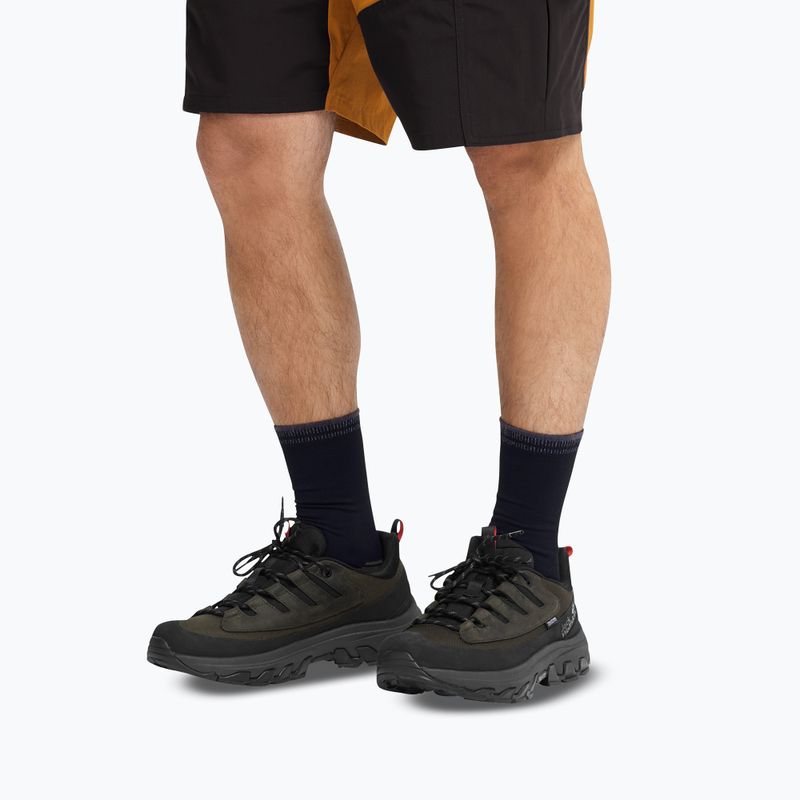 Încălțăminte de trekking pentru bărbați Jack Wolfskin Apex Hike Texapore Low obsidian moss 8