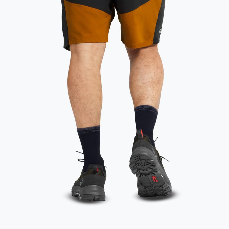 Încălțăminte de trekking pentru bărbați Jack Wolfskin Apex Hike Texapore Low obsidian moss 9