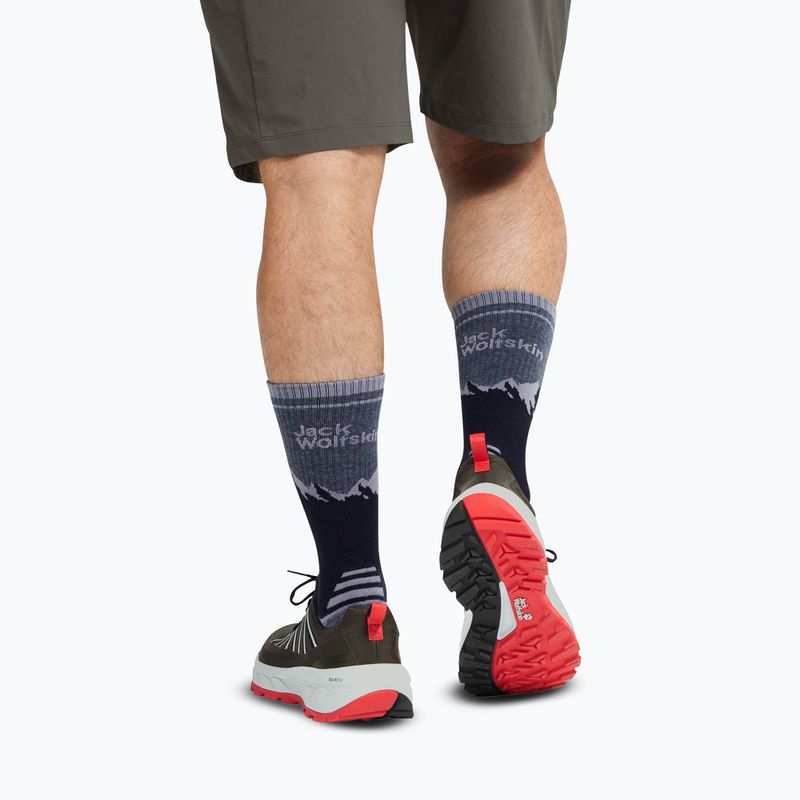 Încălțăminte de drumeție pentru bărbați Jack Wolfskin Wild Hike Low obsidian moss 6