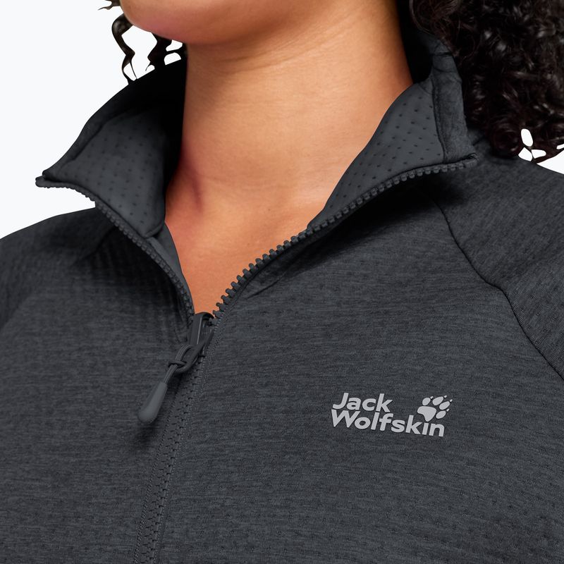 Bluză fleece pentru femei Jack Wolfskin Anytrail Full Zip phantom 4