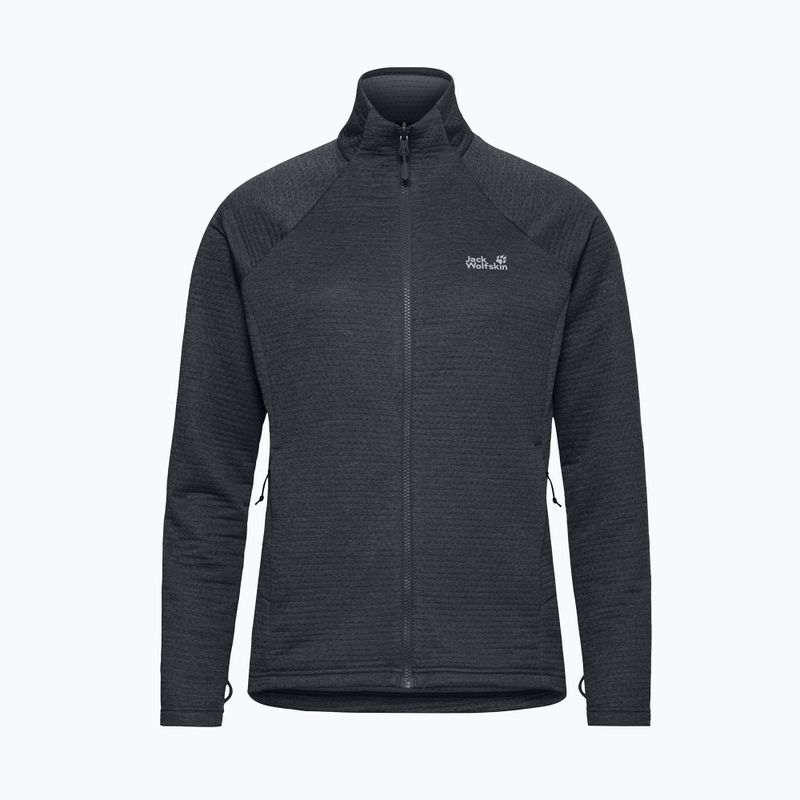 Bluză fleece pentru femei Jack Wolfskin Anytrail Full Zip phantom 7