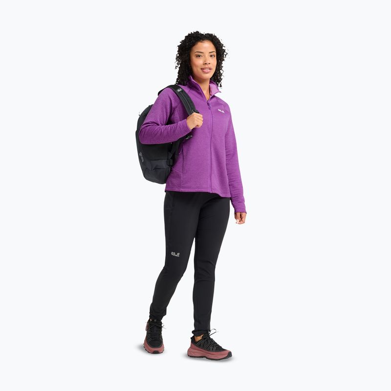 Bluză fleece pentru femei Jack Wolfskin Anytrail Full Zip freesia 2