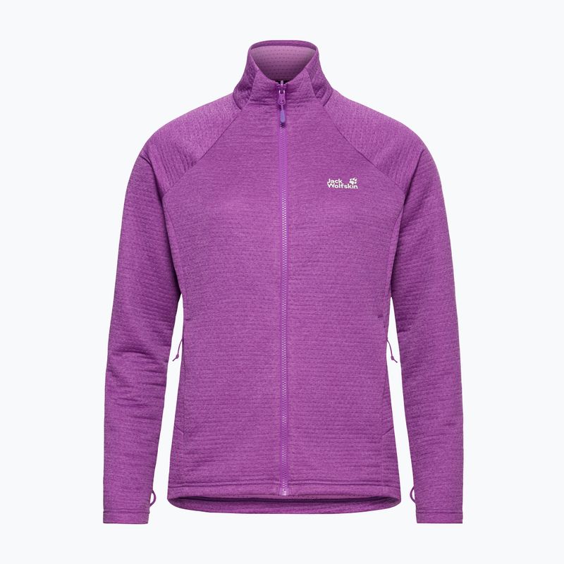 Bluză fleece pentru femei Jack Wolfskin Anytrail Full Zip freesia 7