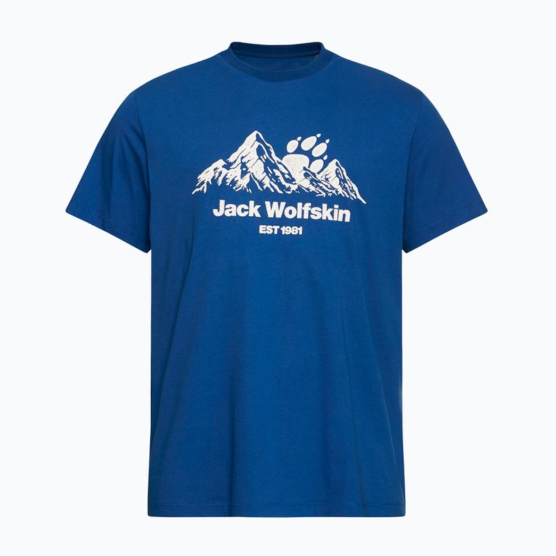 Tricou pentru bărbați Jack Wolfskin Carefree blue orchid 5