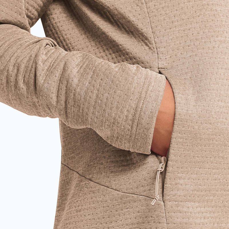 Bluză fleece pentru femei Jack Wolfskin Anytrail Full Zip oat 6