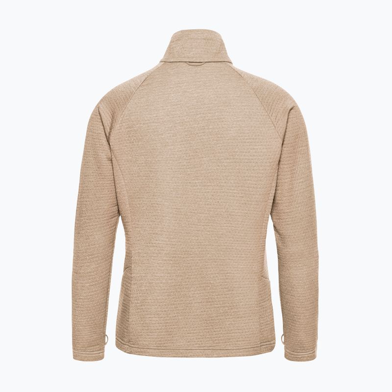 Bluză fleece pentru femei Jack Wolfskin Anytrail Full Zip oat 8