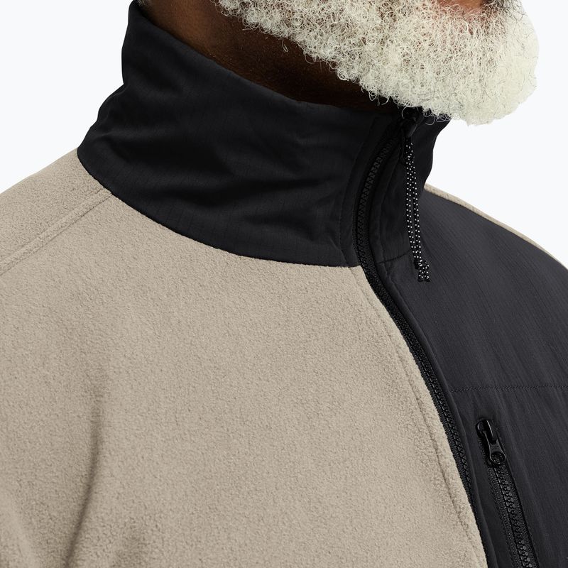 Bluză fleece pentru bărbați Jack Wolfskin Sumetro Full Zip oyster 4